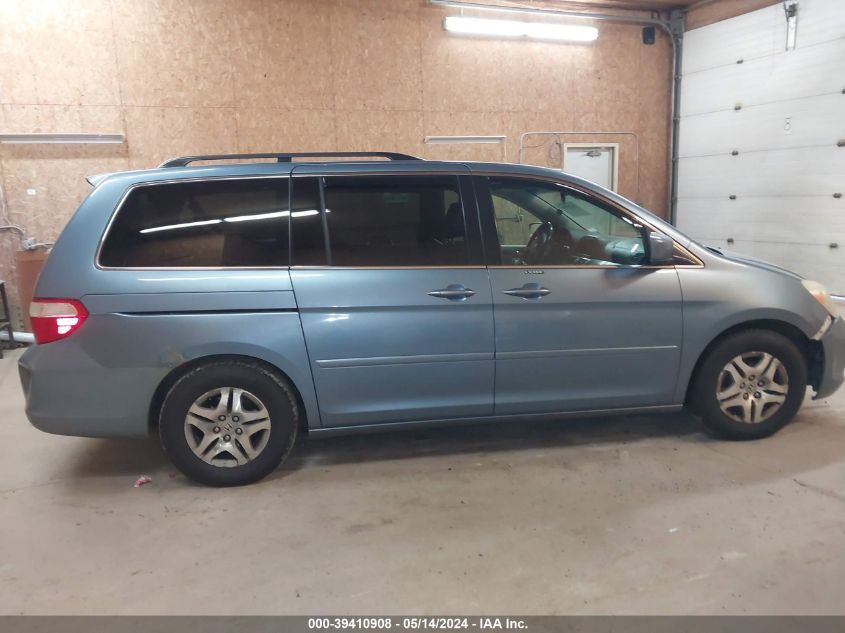 2007 Honda Odyssey Ex-L VIN: 5FNRL38707B045341 Lot: 39410908