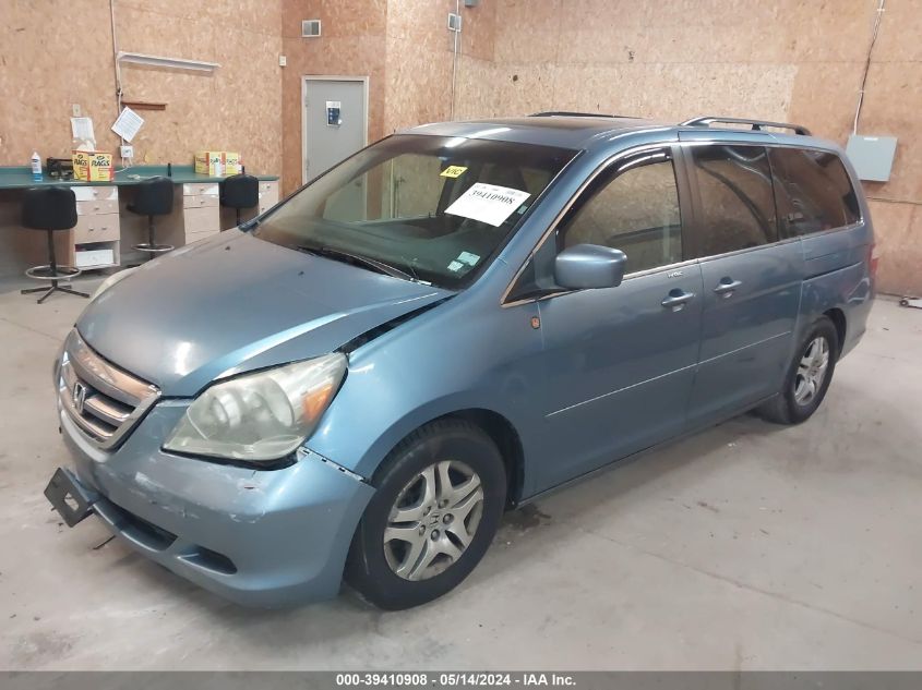 2007 Honda Odyssey Ex-L VIN: 5FNRL38707B045341 Lot: 39410908