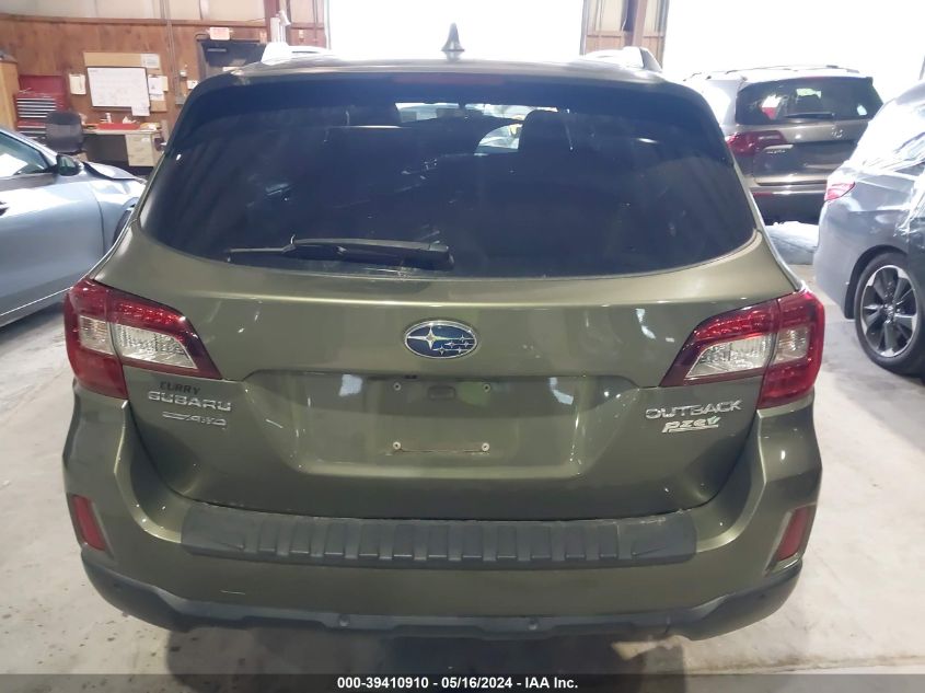 2017 Subaru Outback 2.5I Touring VIN: 4S4BSATC4H3421921 Lot: 39410910