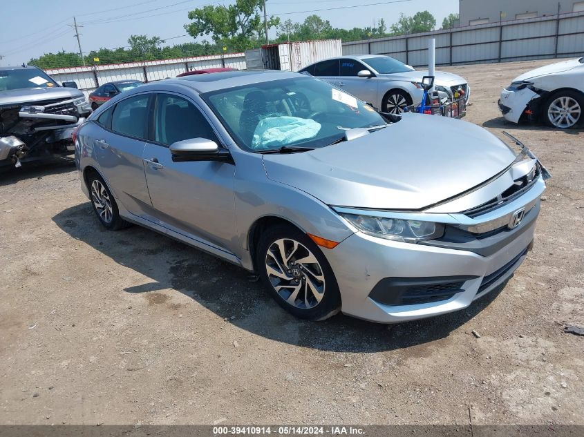 2018 Honda Civic Ex VIN: 19XFC2F7XJE003434 Lot: 39410914