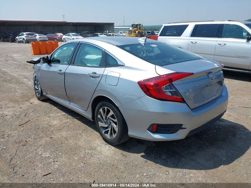 2018 Honda Civic Ex VIN: 19XFC2F7XJE003434 Lot: 39410914