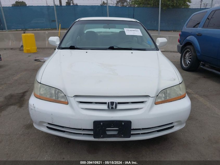 2002 Honda Accord 3.0 Lx VIN: 1HGCG16412A007403 Lot: 39410921