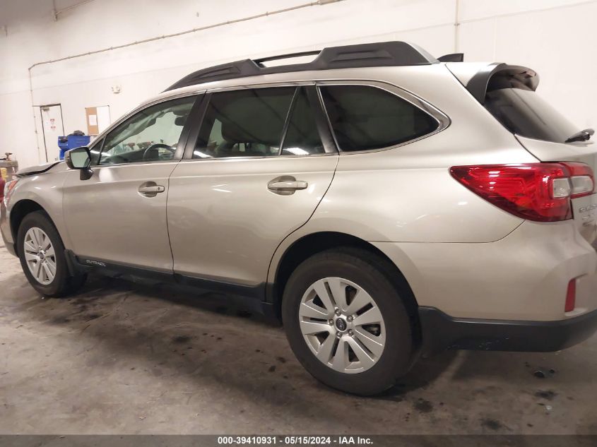 2016 Subaru Outback 2.5I Premium VIN: 4S4BSBFC7G3314376 Lot: 39410931