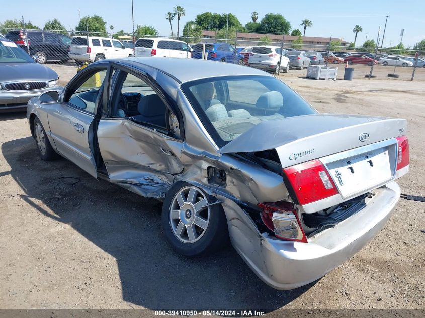 KNAGD128335225173 2003 Kia Optima Lx V6/Se V6