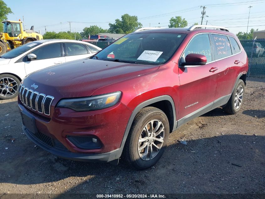 2019 Jeep Cherokee Latitude Plus 4X4 VIN: 1C4PJMLN5KD288779 Lot: 39410952