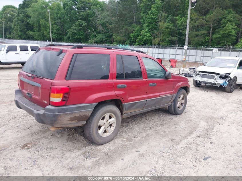 2004 Jeep Grand Cherokee Laredo VIN: 1J4GX48N34C362615 Lot: 39410976