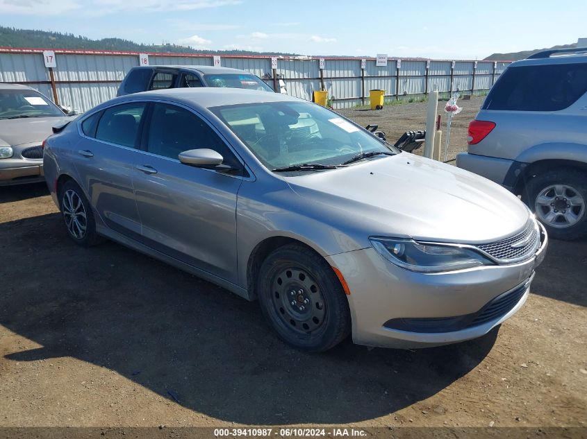 2015 Chrysler 200 Lx VIN: 1C3CCCFB4FN570727 Lot: 39410987