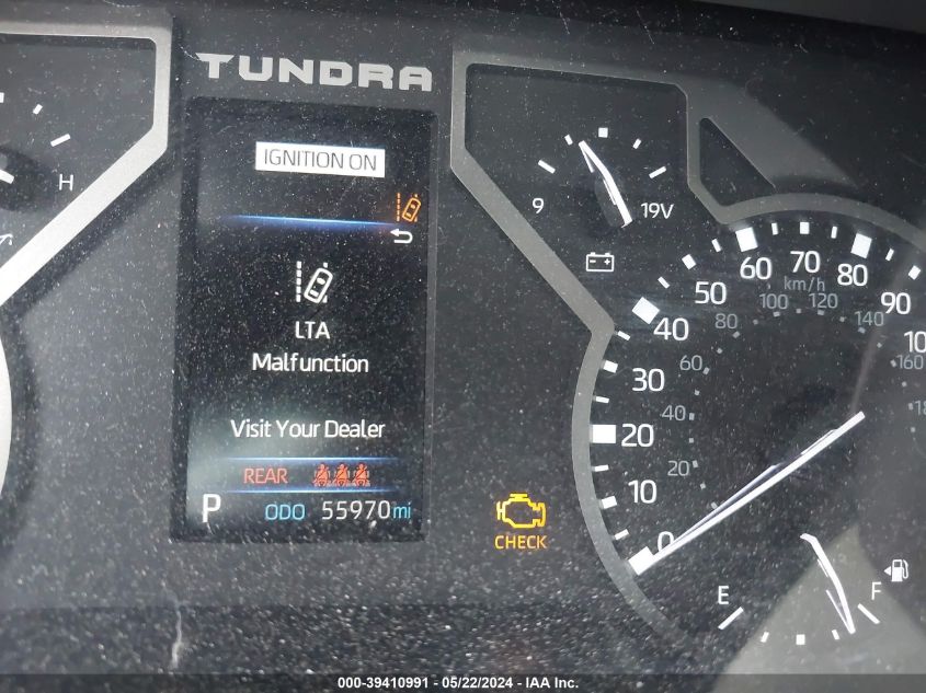 2022 Toyota Tundra Sr5 VIN: 5TFLA5DB3NX001516 Lot: 39410991