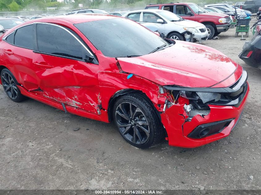 2020 Honda Civic Sport VIN: 2HGFC2F83LH541524 Lot: 39410994