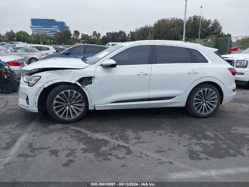 2019 Audi E-Tron Premium Plus VIN: WA1VAAGE0KB006909 Lot: 39410997