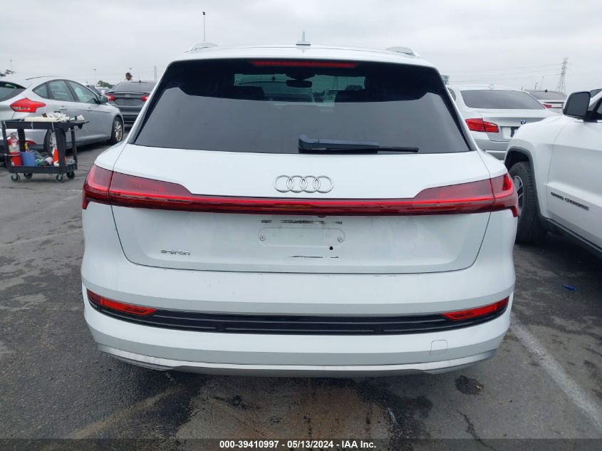 2019 Audi E-Tron Premium Plus VIN: WA1VAAGE0KB006909 Lot: 39410997