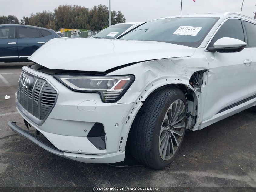 2019 Audi E-Tron Premium Plus VIN: WA1VAAGE0KB006909 Lot: 39410997