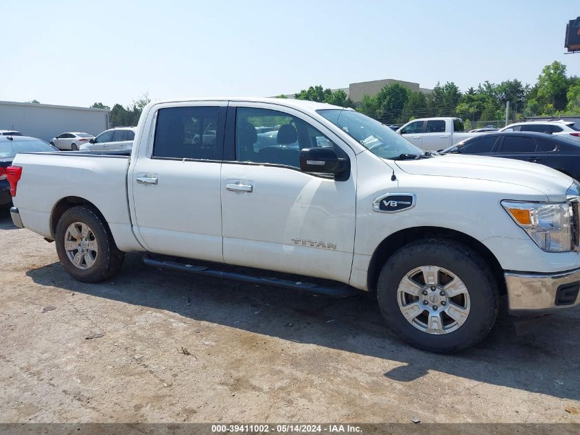2017 Nissan Titan Sv VIN: 1N6AA1EK6HN542300 Lot: 39411002