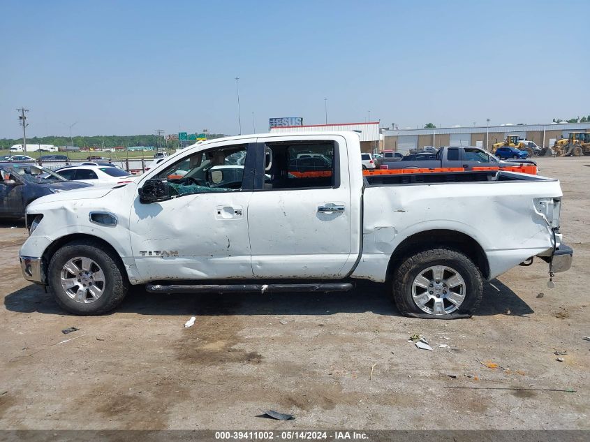 2017 Nissan Titan Sv VIN: 1N6AA1EK6HN542300 Lot: 39411002