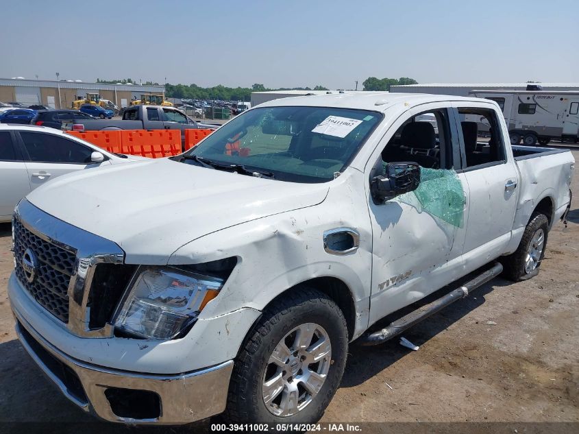 2017 Nissan Titan Sv VIN: 1N6AA1EK6HN542300 Lot: 39411002