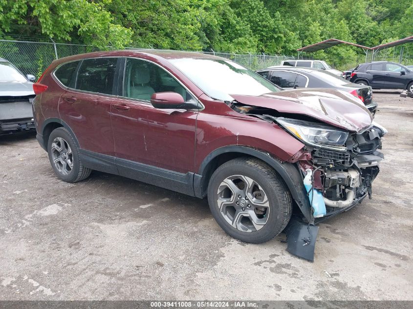 2018 Honda Cr-V Ex VIN: 2HKRW2H59JH696220 Lot: 39411008