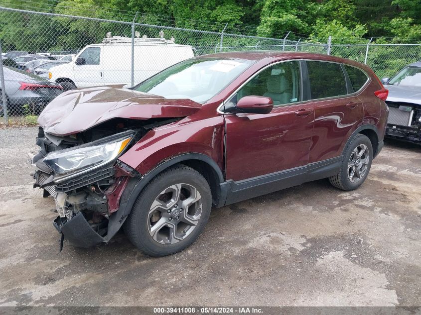 2018 Honda Cr-V Ex VIN: 2HKRW2H59JH696220 Lot: 39411008