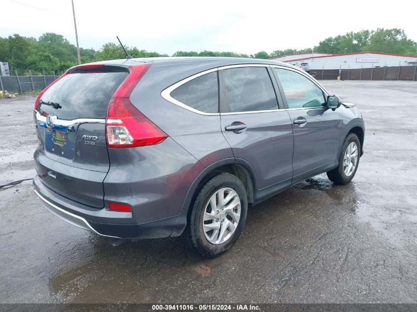 2015 Honda Cr-V Ex VIN: 5J6RM4H58FL118317 Lot: 39411016