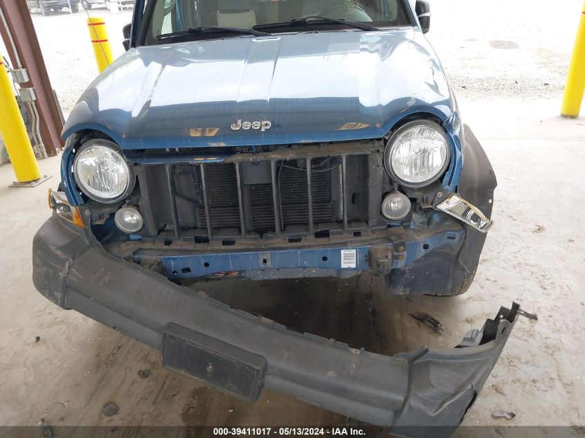 2006 Jeep Liberty Sport VIN: 1J4GK48K46W280897 Lot: 39411017