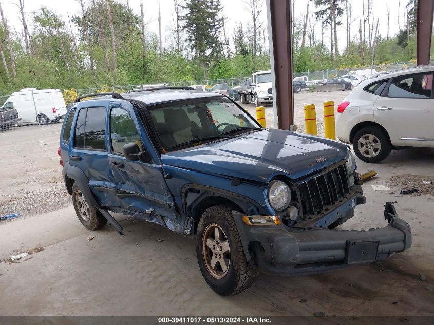 2006 Jeep Liberty Sport VIN: 1J4GK48K46W280897 Lot: 39411017