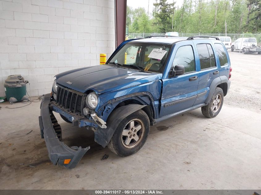 2006 Jeep Liberty Sport VIN: 1J4GK48K46W280897 Lot: 39411017