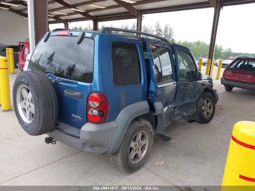 2006 Jeep Liberty Sport VIN: 1J4GK48K46W280897 Lot: 39411017