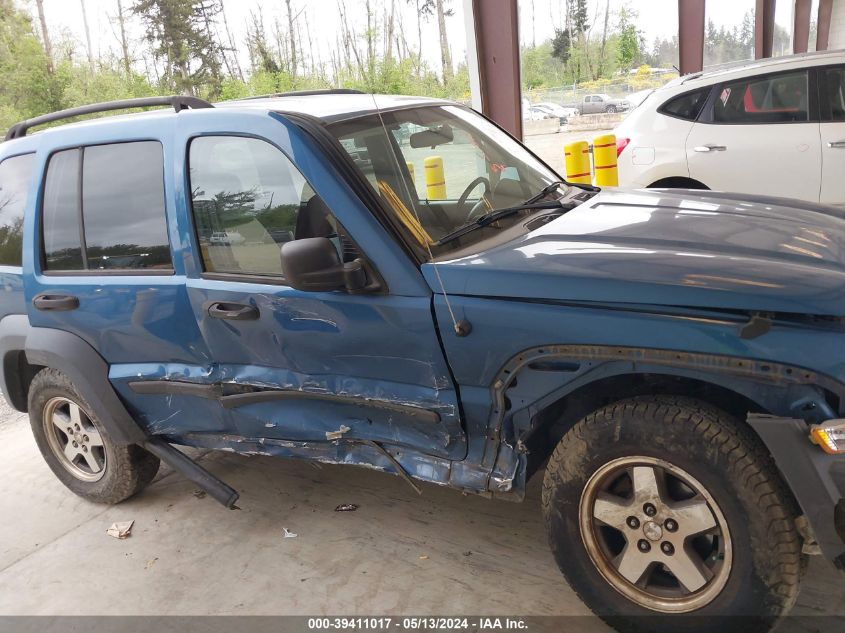 2006 Jeep Liberty Sport VIN: 1J4GK48K46W280897 Lot: 39411017