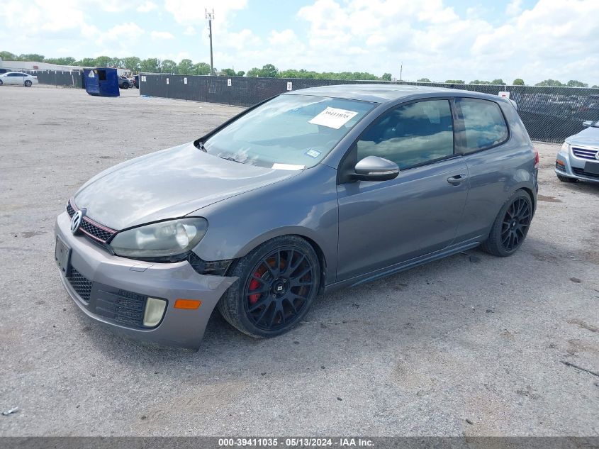 2010 Volkswagen Gti 2-Door VIN: WVWFV7AJ4AW229811 Lot: 39411035