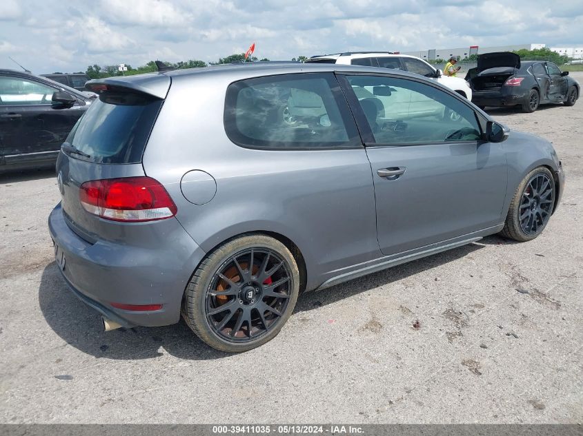 2010 Volkswagen Gti 2-Door VIN: WVWFV7AJ4AW229811 Lot: 39411035