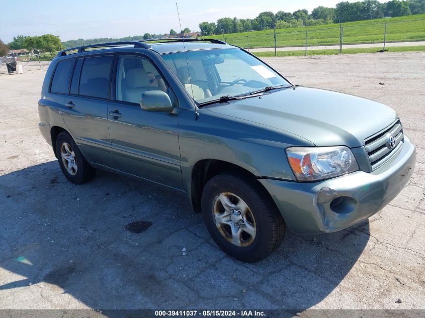 2005 Toyota Highlander VIN: JTEGD21AX50114242 Lot: 39411037