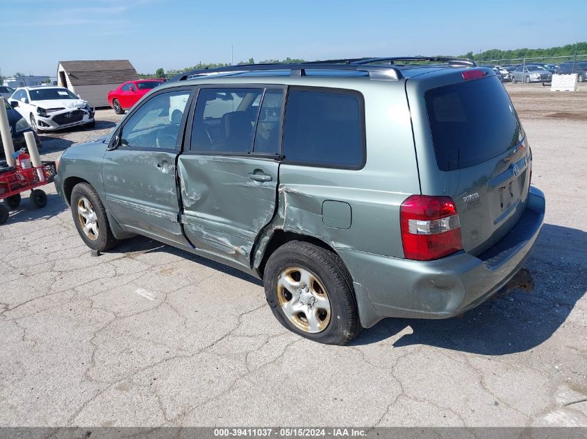 2005 Toyota Highlander VIN: JTEGD21AX50114242 Lot: 39411037