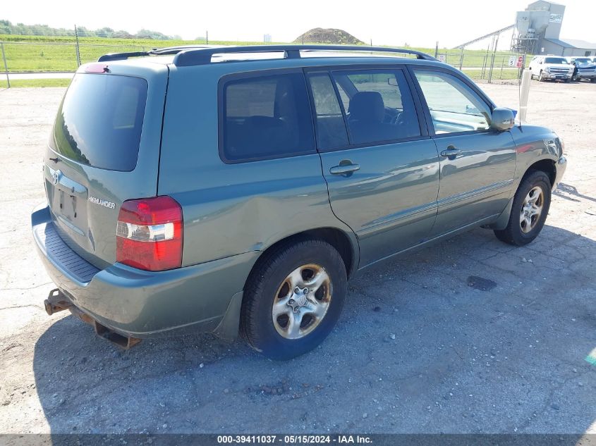 2005 Toyota Highlander VIN: JTEGD21AX50114242 Lot: 39411037