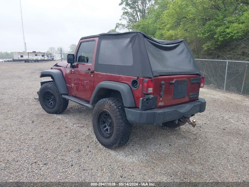 2008 Jeep Wrangler X VIN: 1J4FA24148L547721 Lot: 39411039