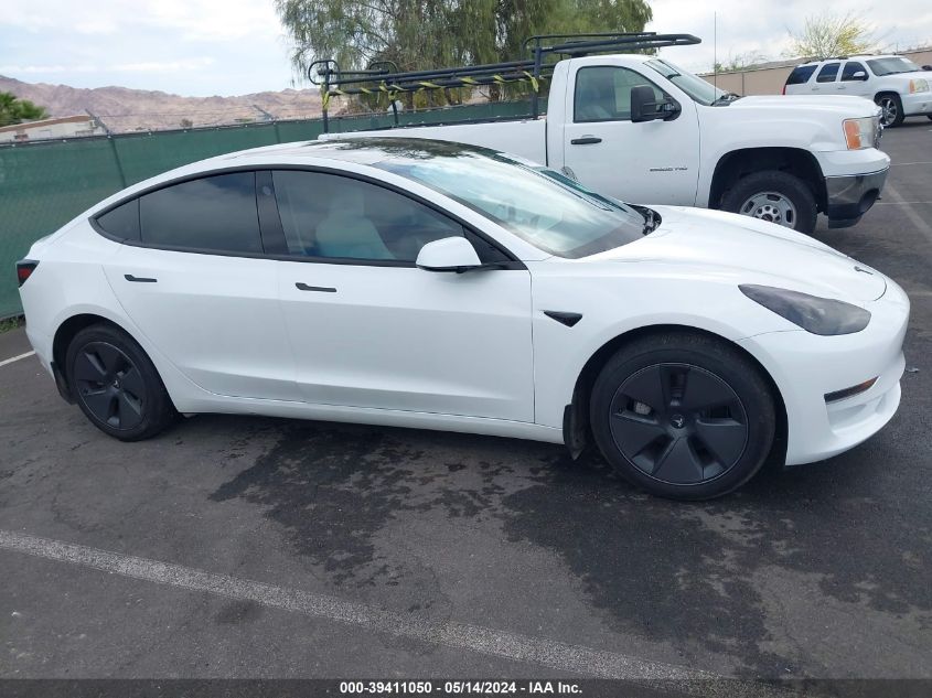 2023 Tesla Model 3 Rear-Wheel Drive VIN: 5YJ3E1EA0PF628674 Lot: 39411050