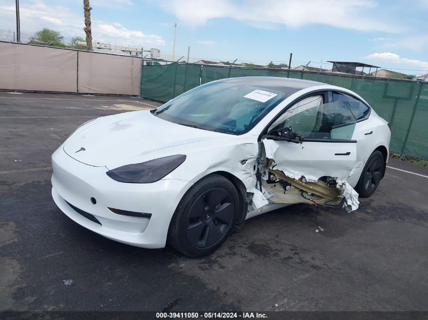 2023 Tesla Model 3 Rear-Wheel Drive VIN: 5YJ3E1EA0PF628674 Lot: 39411050