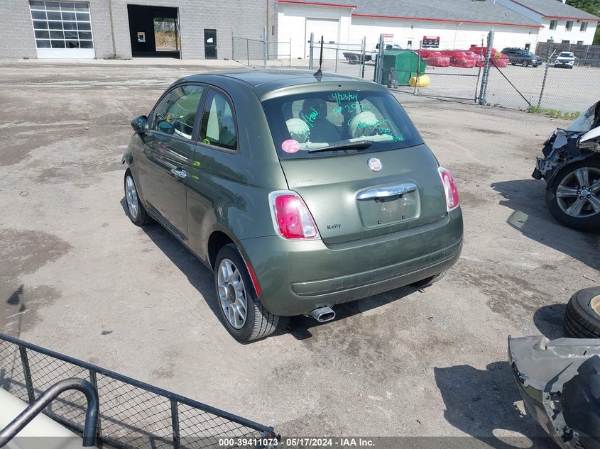 2012 Fiat 500 Pop VIN: 3C3CFFAR1CT365617 Lot: 39411073