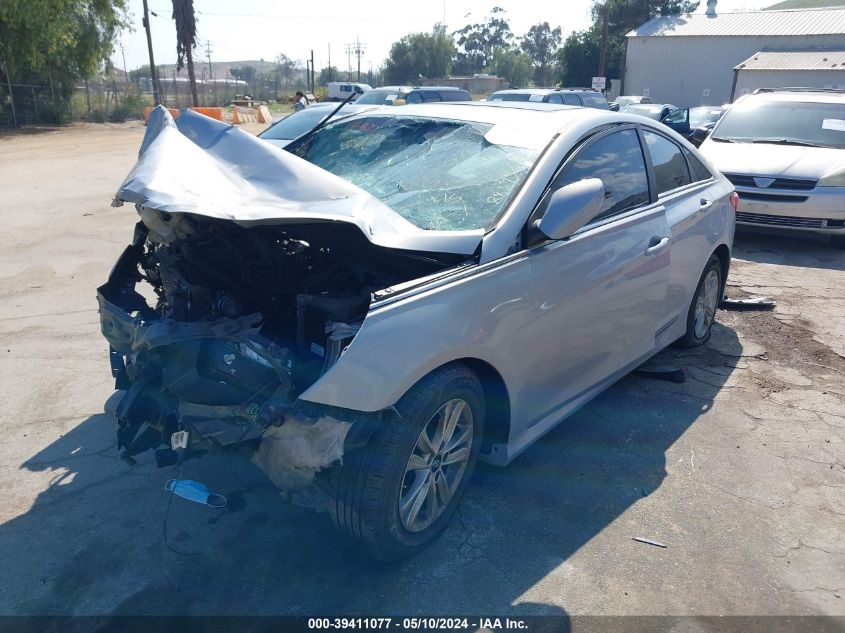 2014 Hyundai Sonata Gls VIN: 5NPEB4AC1EH883956 Lot: 39411077