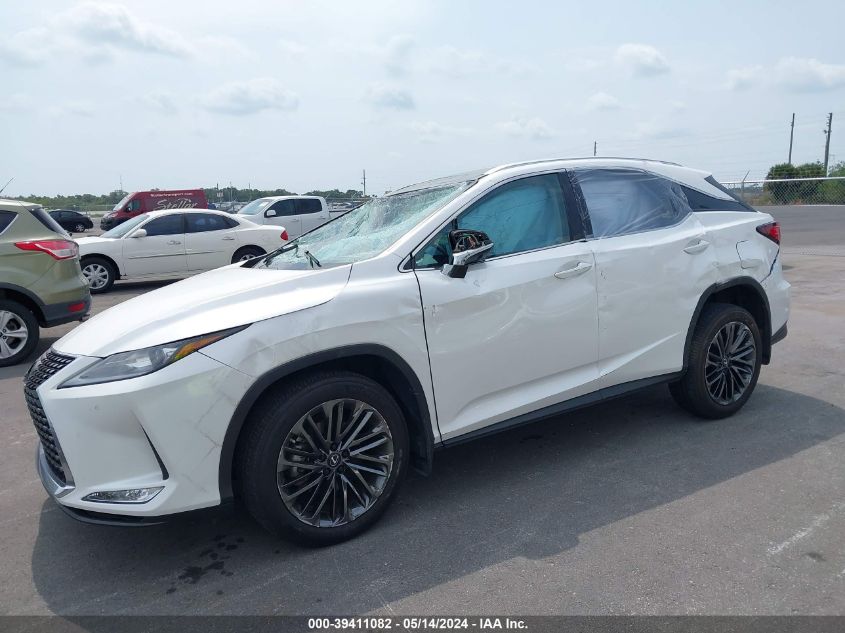 2022 Lexus Rx 350 VIN: 2T2HZMAAXNC225560 Lot: 39411082