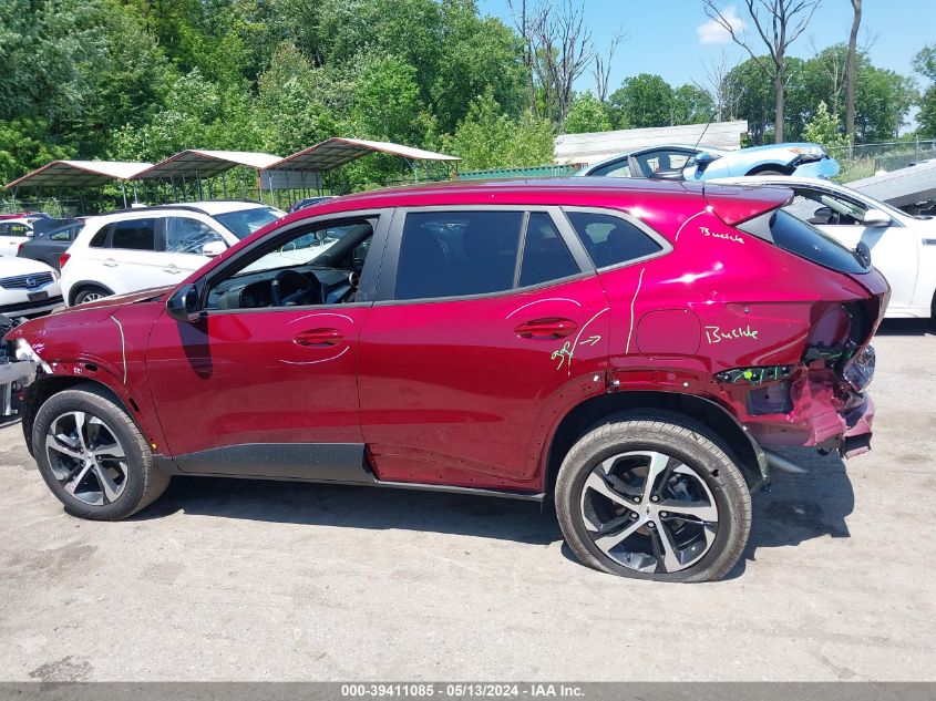 2024 Chevrolet Trax Fwd 1Rs VIN: KL77LGE27RC101120 Lot: 39411085