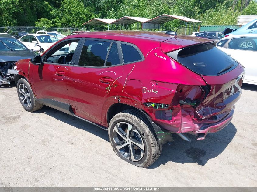 2024 Chevrolet Trax Fwd 1Rs VIN: KL77LGE27RC101120 Lot: 39411085