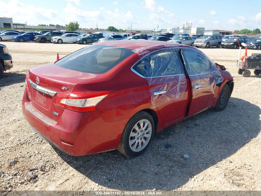 2013 Nissan Sentra S/Sv/Sr/Sl VIN: 3N1AB7APXDL674090 Lot: 39411107