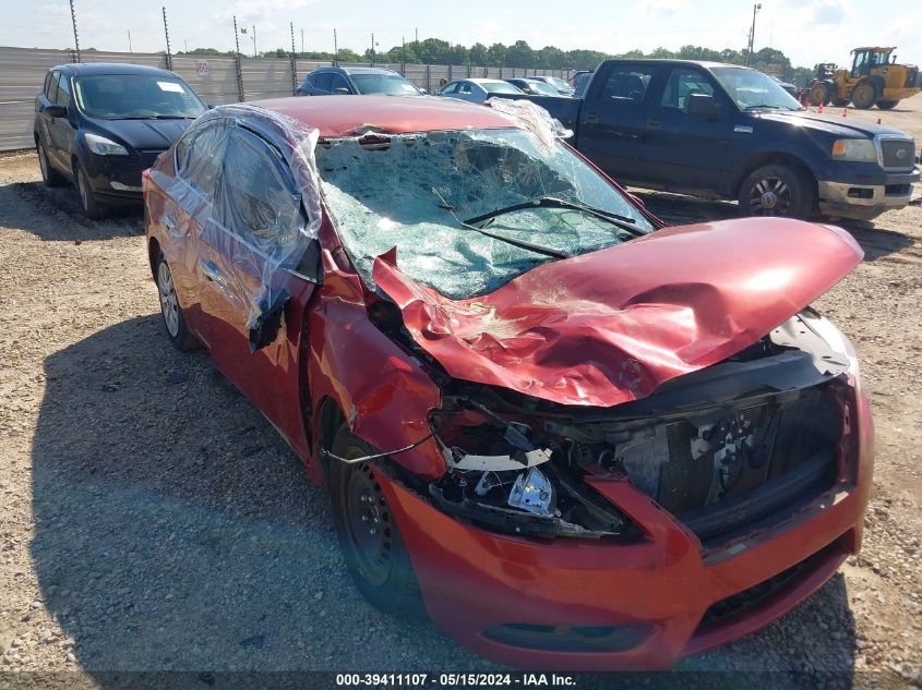 2013 Nissan Sentra S/Sv/Sr/Sl VIN: 3N1AB7APXDL674090 Lot: 39411107