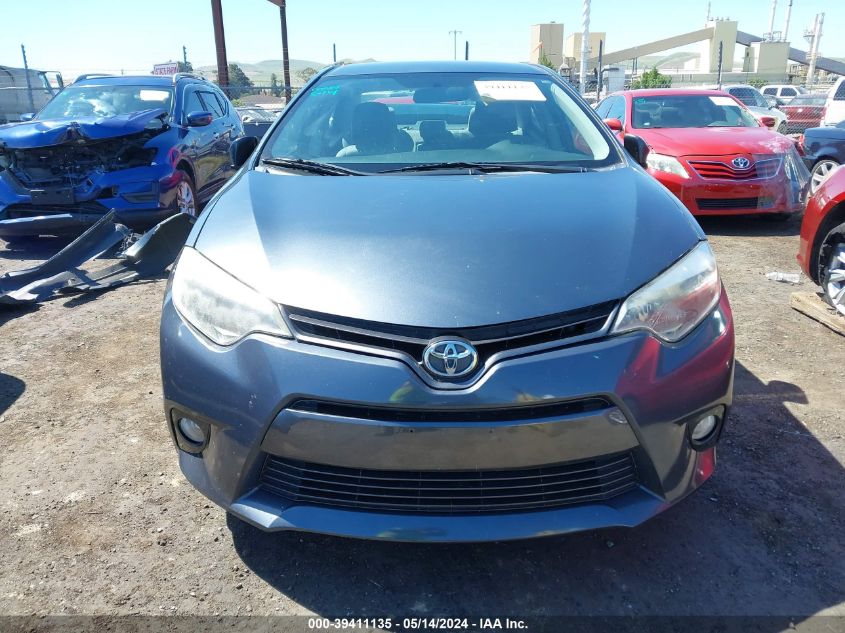 2015 Toyota Corolla Le Plus VIN: 5YFBURHE4FP347766 Lot: 39411135