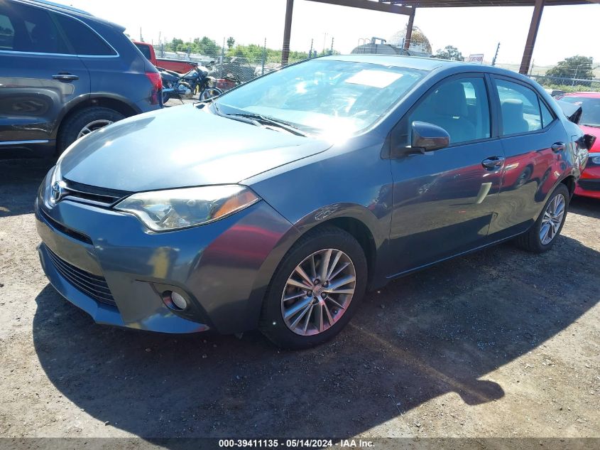 2015 Toyota Corolla Le Plus VIN: 5YFBURHE4FP347766 Lot: 39411135