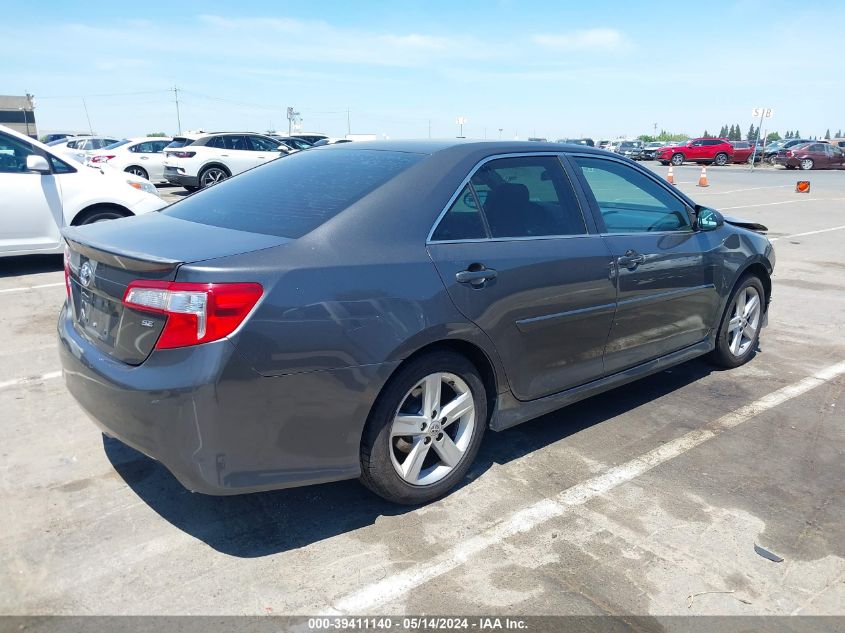 2013 Toyota Camry Se VIN: 4T1BF1FK4DU234870 Lot: 39411140