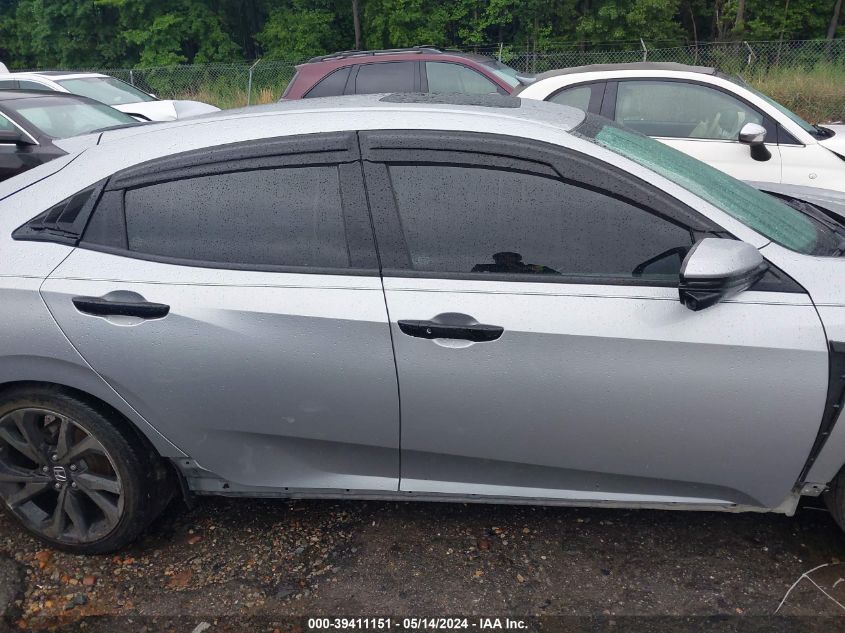 2018 Honda Civic Sport Touring VIN: SHHFK7H91JU240742 Lot: 39411151