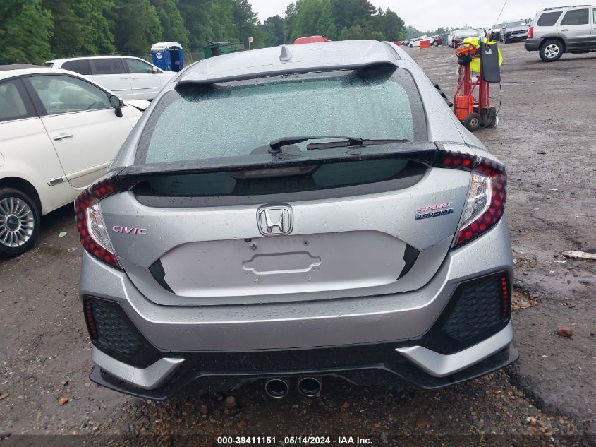 2018 Honda Civic Sport Touring VIN: SHHFK7H91JU240742 Lot: 39411151