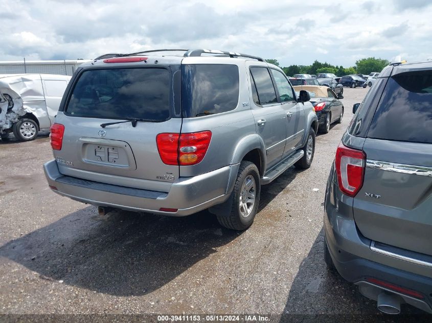 2002 Toyota Sequoia Sr5 V8 VIN: 5TDZT34A12S095896 Lot: 39411153