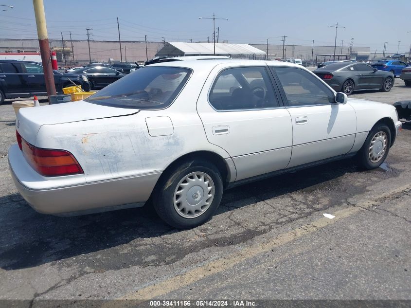 1991 Lexus Ls 400 VIN: JT8UF11E9M0063120 Lot: 39411156