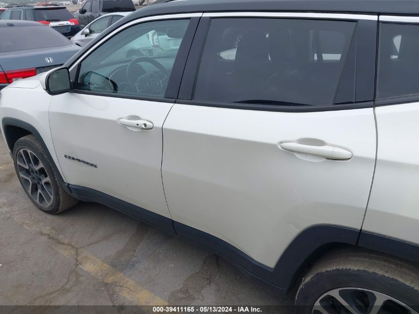 2018 Jeep Compass Limited 4X4 VIN: 3C4NJDCB8JT470529 Lot: 39411165